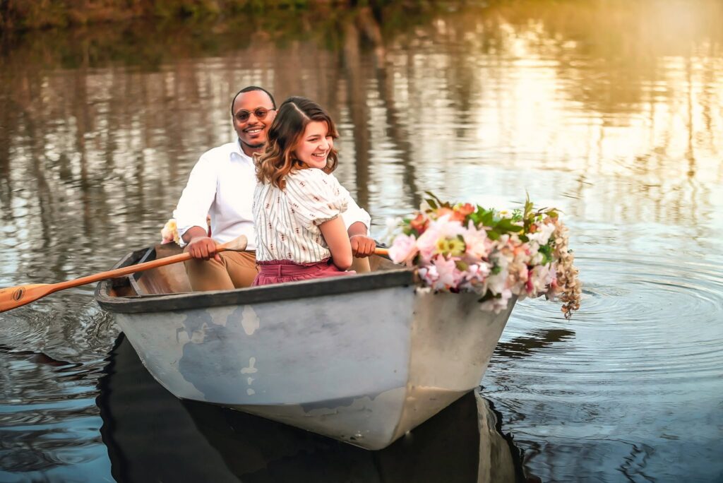 Engagement photoshoot at the little ranch farm