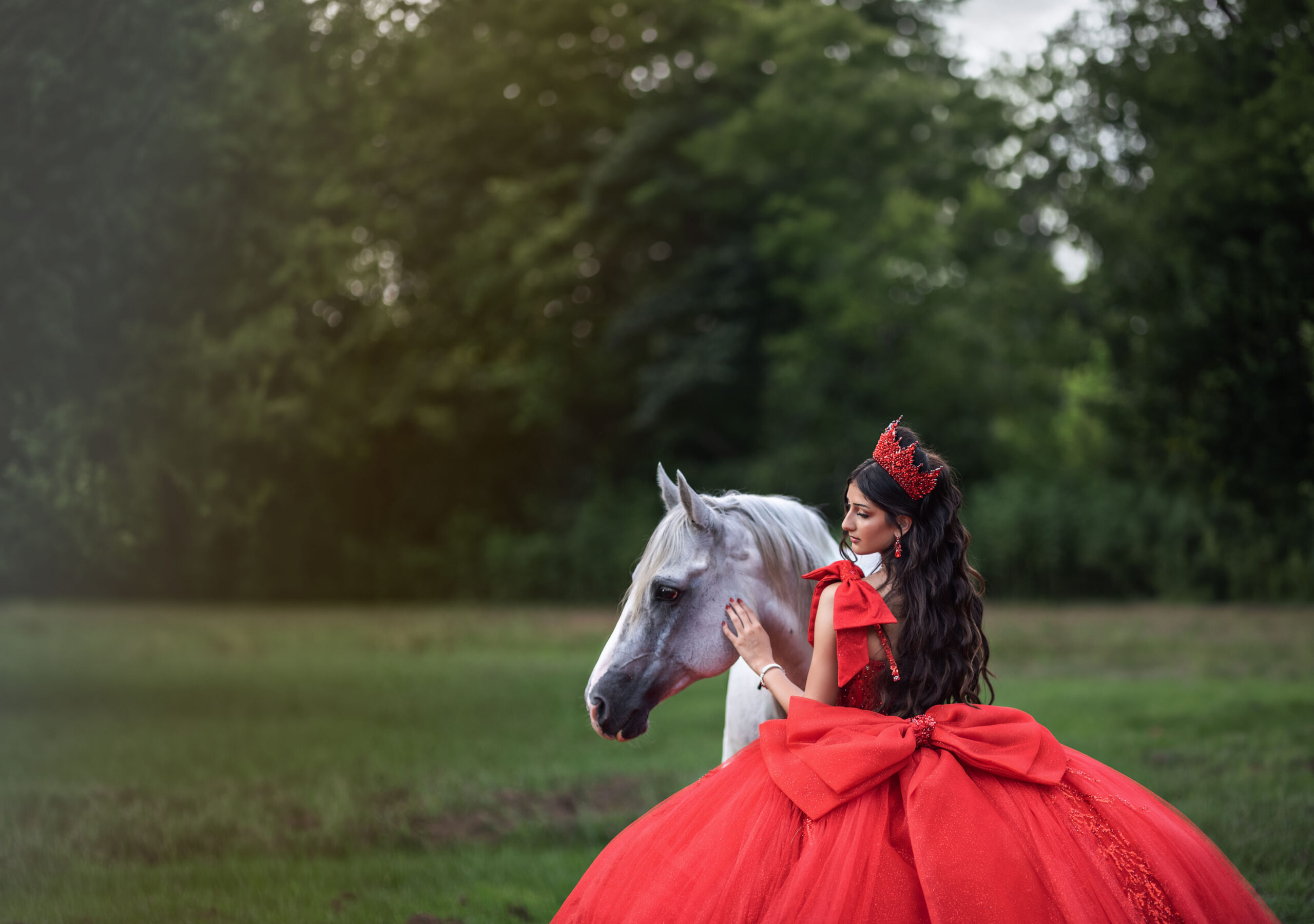 Quinceara photos at the little ranch farm