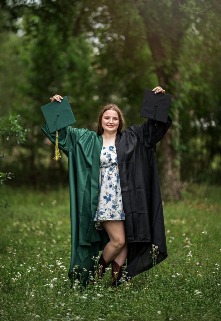 Senior Portraits at The Little Ranch Farm in Santa Fe Texas