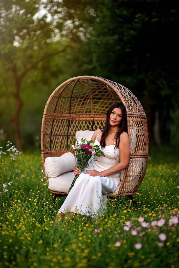 Senior at the little ranch farm in santa fe texas